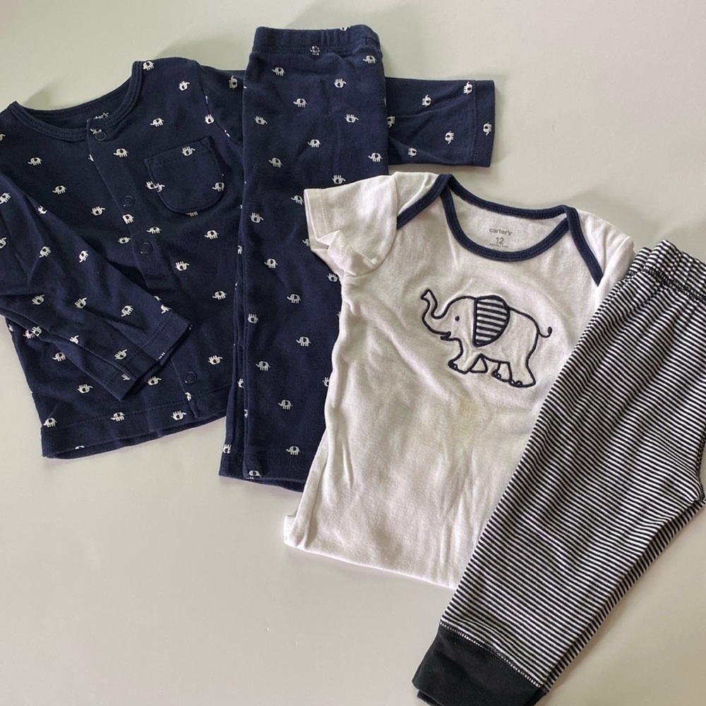 Carters 12m Elephant Set